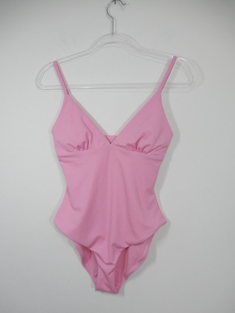 Andie The Lanikai One Piece SWIMSUIT Size S Rosebloom Pink V-neck NEW $122 - Picture 6 of 10